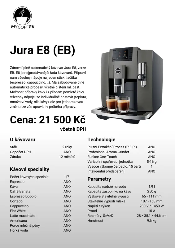 Jura E8 (EB) - Dark Inox